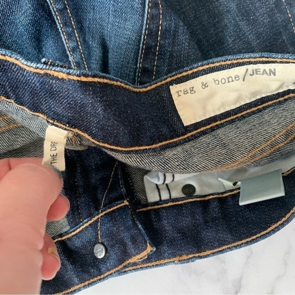 Rag & Bone The Dre Jeans in color Classic. Slim fit low rise - Picture 13 of 13